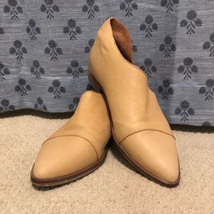 Free People Royale Leather Pointed Toe Flats